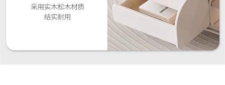 #電視櫃茶几組合油風實木生態板客廳極簡M家用小戶型法式電視機