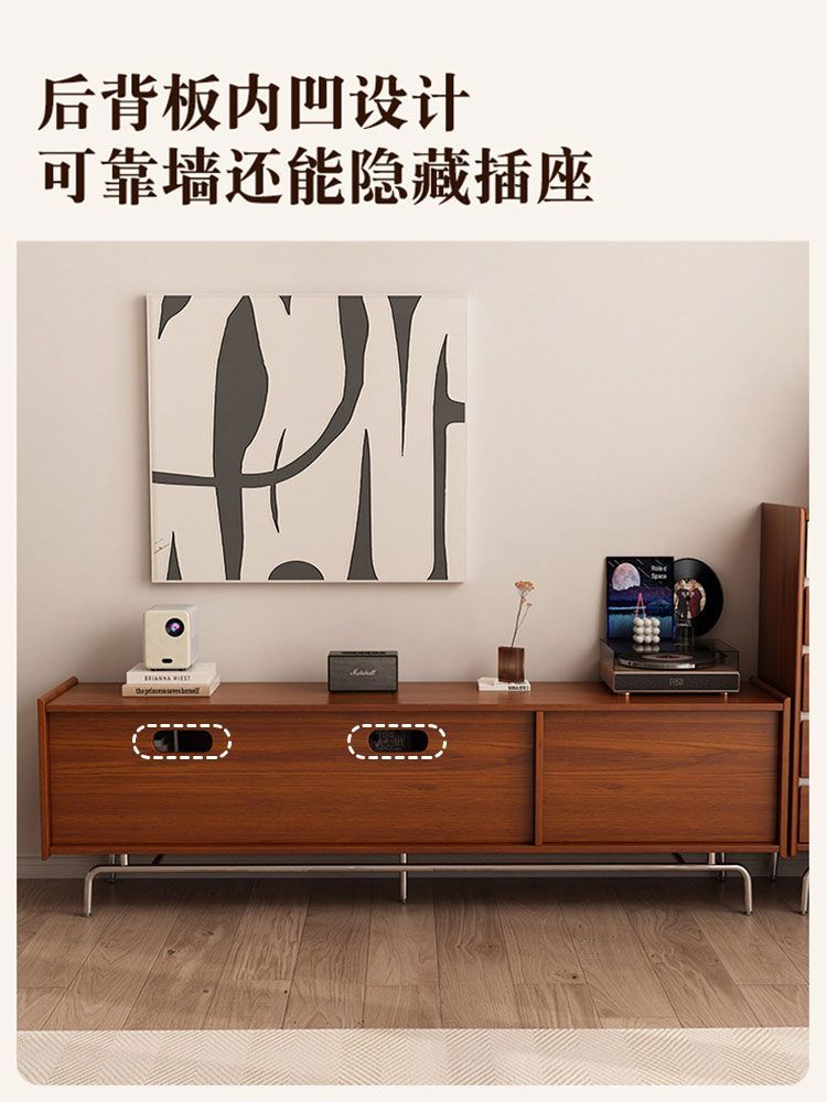 Baymak中古風電視櫃客廳家用2026新款輕奢高級收納儲物櫃置物櫃