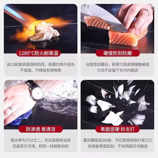 現代輕奢烤漆巖板長方形茶几電視櫃組合金色茶几地櫃茶几地櫃組合【15天內發貨】