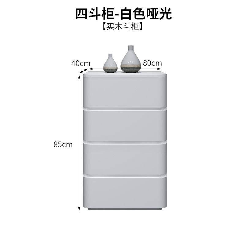 現代簡約電視櫃實木茶几組合小戶型奶油風白色巖板落地電視機櫃子