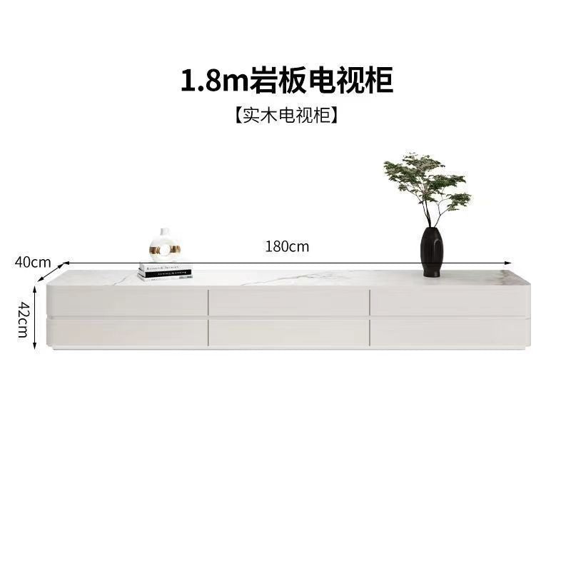 實木雙層電視櫃落地茶几2023新款邊幾組合簡約現代北歐可儲藏收納