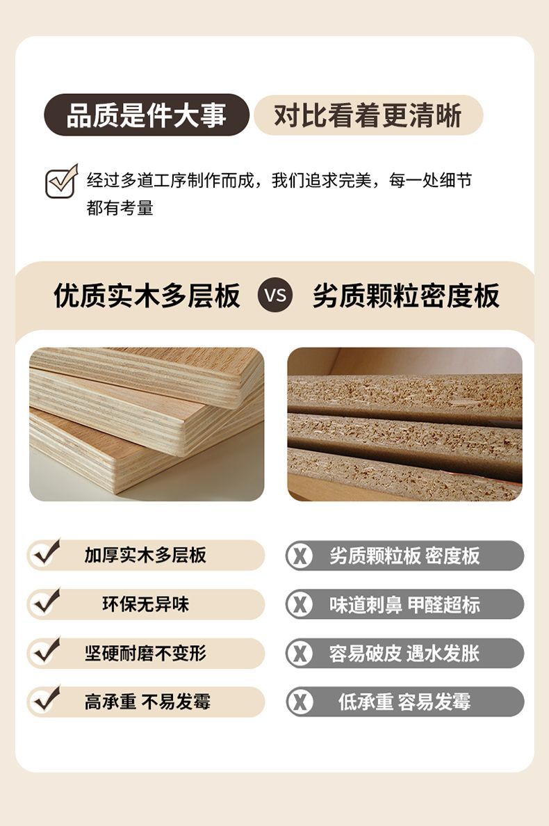 法式復古實木梳妝檯臥室簡約現代美式黑色中古風收納櫃一體化妝臺