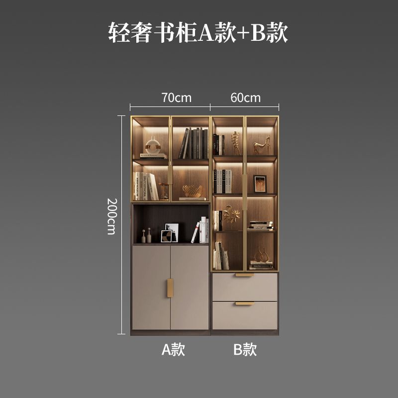 意式極簡輕奢巖板書桌高檔大氣辦公桌椅電腦檯式桌書房寫字檯現代