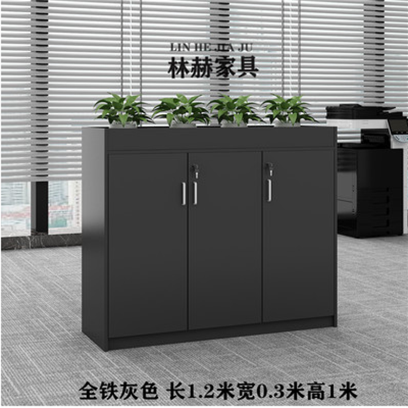 深圳可定做简约现代花槽柜矮柜文件资料柜工厂隔断办公室隔断柜