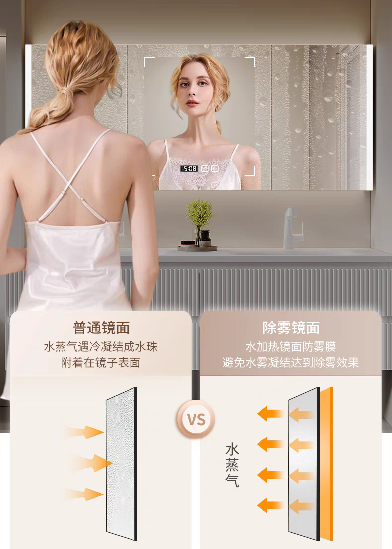 現代極簡陶瓷一體雙盆智能浴室櫃組合衛生間實木洗漱臺洗手盆定製