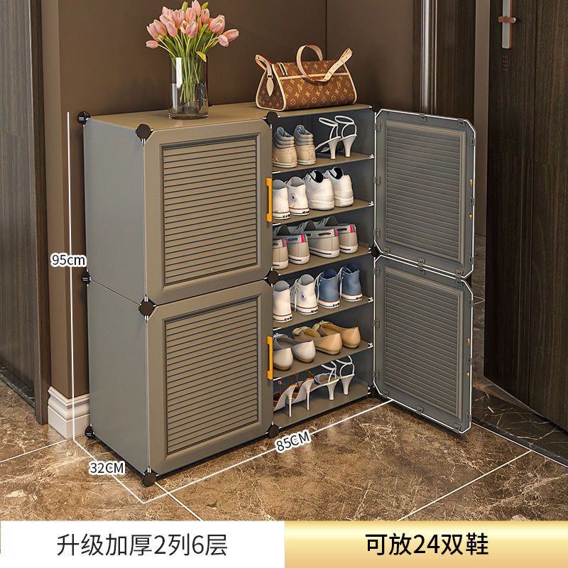 鞋柜大容量新款2020爆款家用卧室鞋架收纳多层防尘门口简易鞋架子