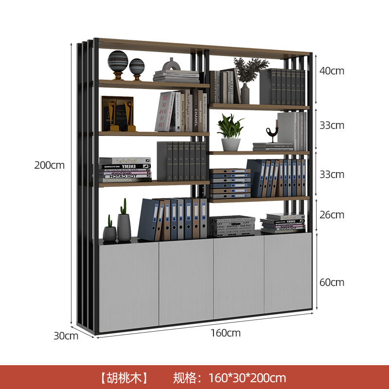 办公室隔断置物架落地餐厅围栏卡座栅栏玄关文件架铁艺屏风隔断柜
