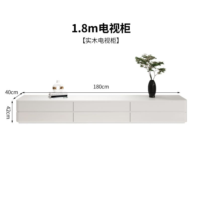 北歐現代雙層電視櫃意式整裝烤漆輕奢客廳網紅ins簡約收納組合櫃