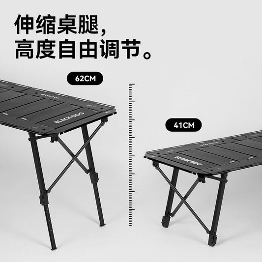 BLACKDOG黑狗百式摺疊桌野營桌椅韓國IGT桌鋁合金戶外便攜露營桌