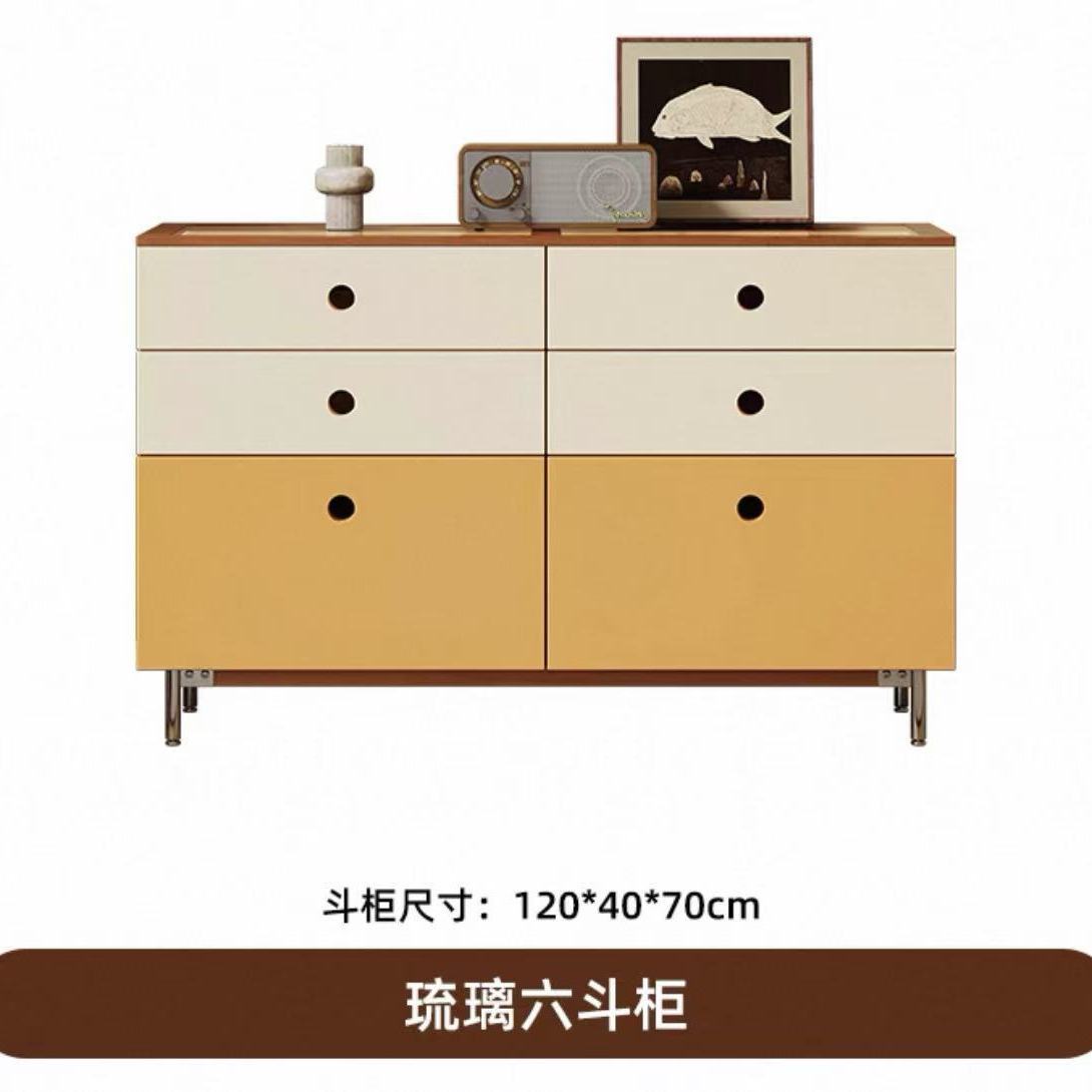 不賴梳妝檯中古包豪斯化妝桌小戶型臥室簡約現代復古化妝臺全實木