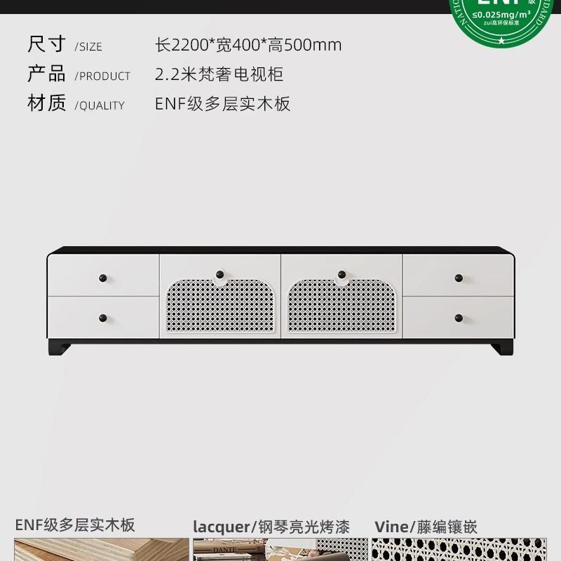 意式輕奢電視櫃客廳家用2025新款現代簡約實木烤漆茶几電視組合櫃