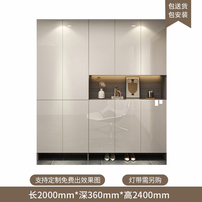 定製入戶玄關鞋櫃家用門口新款輕奢客廳隔斷櫃大容量多層儲物櫃