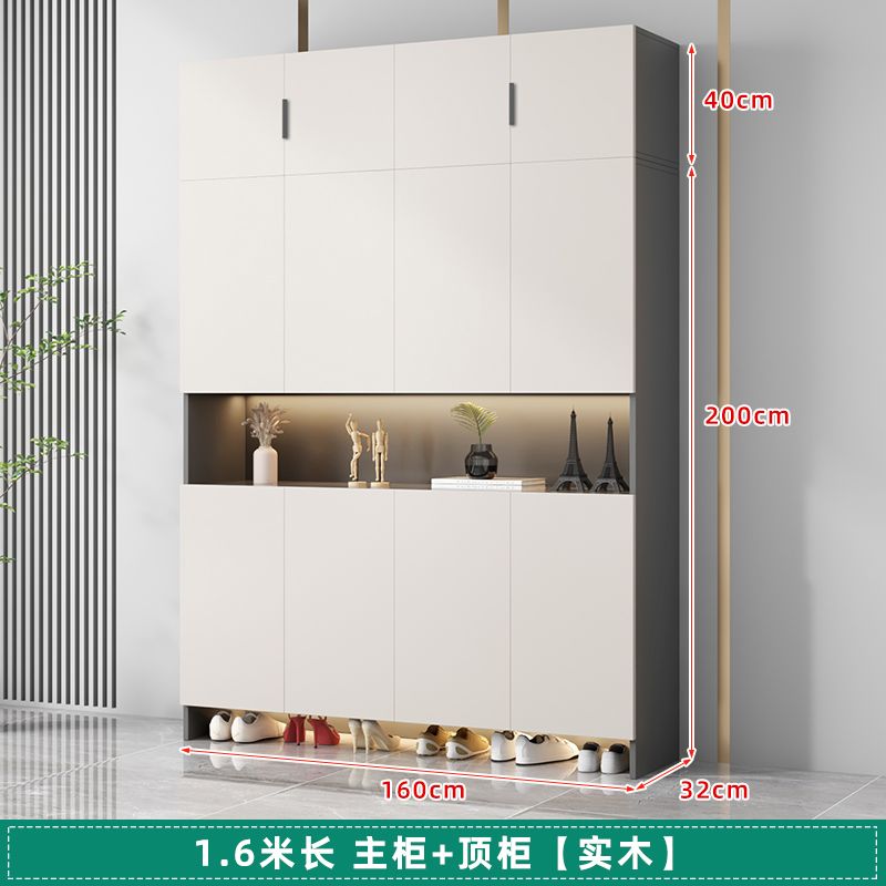 實木入戶鞋櫃玄關櫃家用門口儲物櫃樓道走廊大容量一體靠牆收納櫃