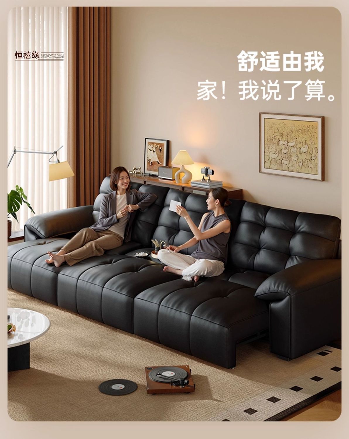 新款意式沙發牀軟包靠牆電動極簡功能沙發簡約客廳功能沙發