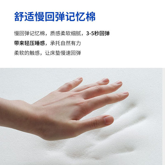 晚安牀墊盒子牀墊捲包乳膠彈簧軟墊家用記憶棉1.8米席夢思壓縮