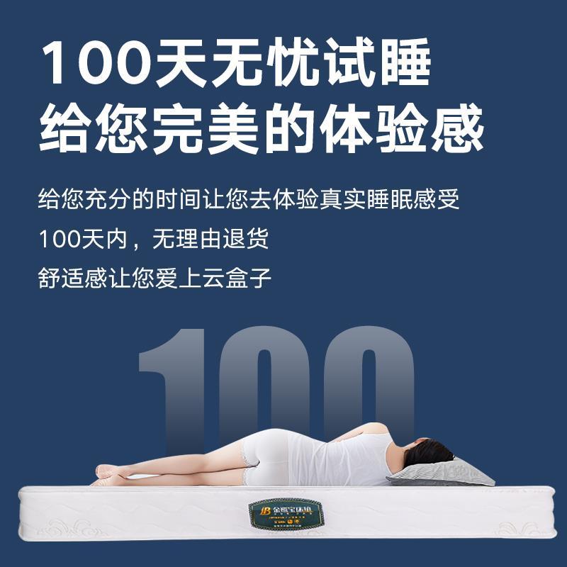 廈門老字號金鷺寶 真空壓縮雲盒子捲包牀墊靜音獨立袋裝彈簧偏軟