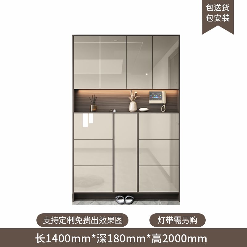 定製超薄鞋櫃家用門口18cm新款收納玄關櫃現代簡約門後翻鬥儲物櫃