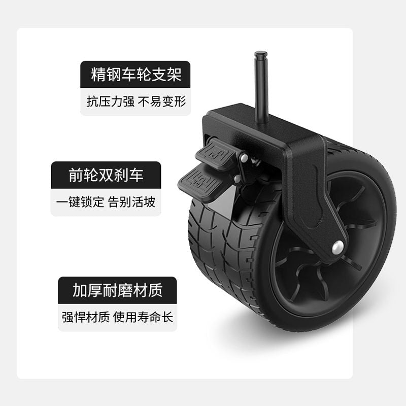 鋁合金露營小推車戶外摺疊聚攏手推車營地釣魚小拖車野餐擺攤車