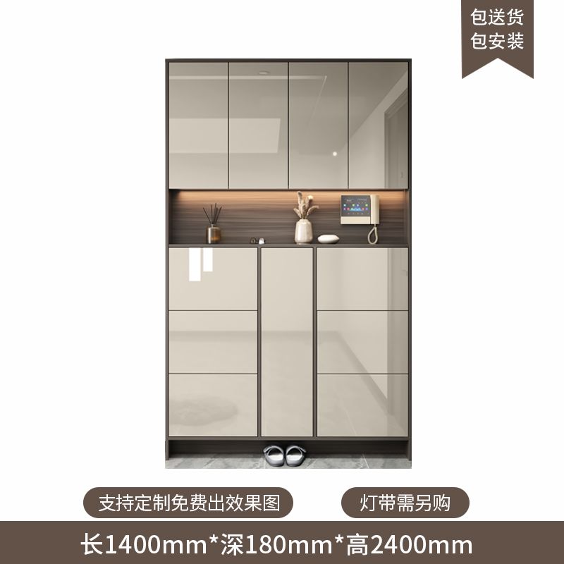 定製超薄鞋櫃家用門口18cm新款收納玄關櫃現代簡約門後翻鬥儲物櫃