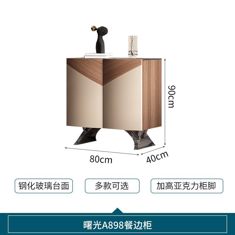 2025新款意式輕奢高級餐邊櫃客廳餐廳多功能儲物收納櫃酒店靠牆櫃