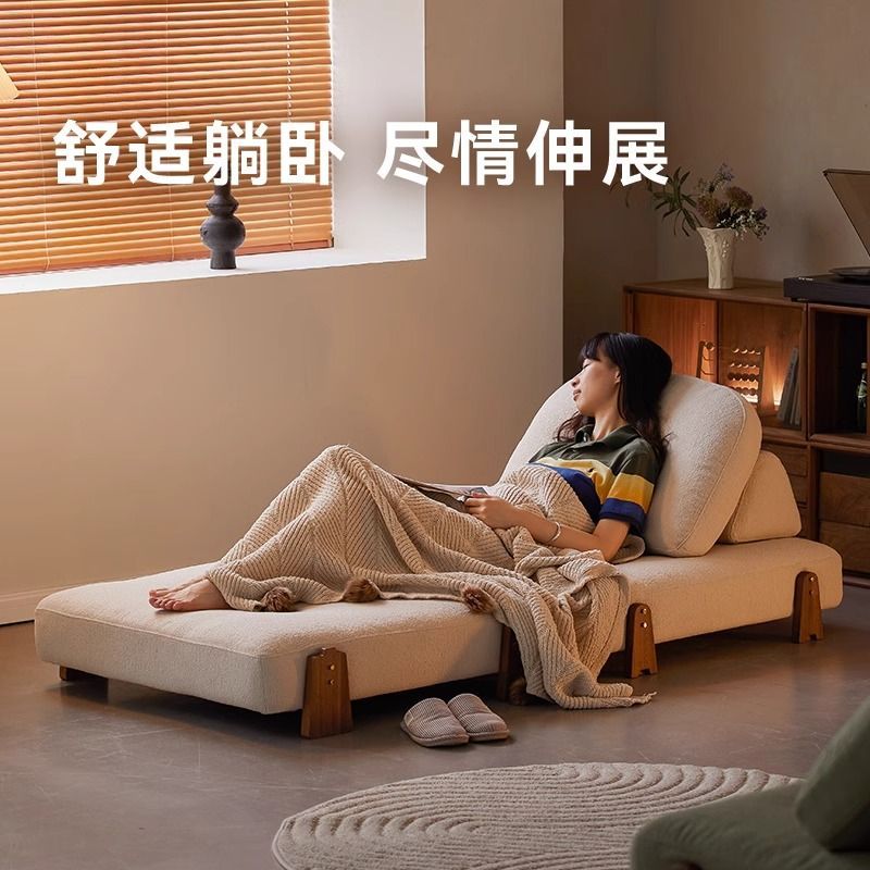 懒人沙发豆腐块客厅单人沙发床两用榻榻米沙发可睡可躺折叠休闲椅