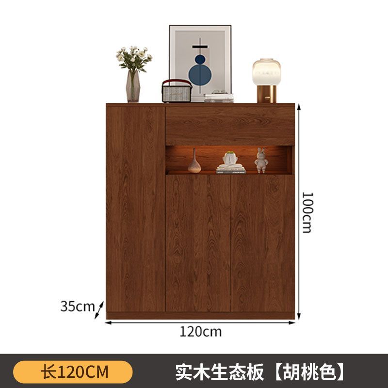 定製實木鞋櫃家用門口新款入戶大容量儲物櫃玄關收納陽臺多層鞋架