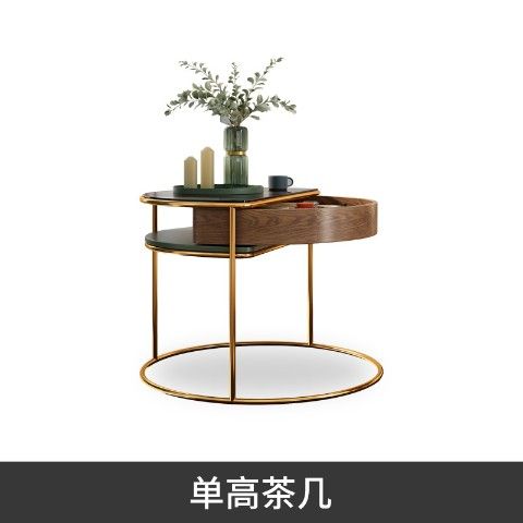 轻奢升降茶几电视柜组合小户型客厅多功能茶几家用现代简约茶桌子
