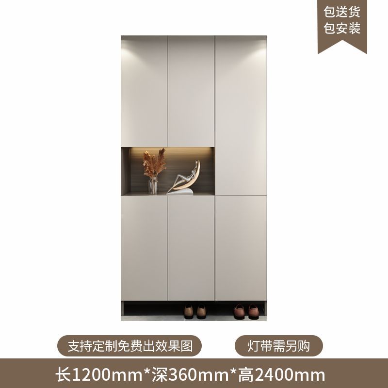 定製進門入戶鞋櫃家用門口一體坐凳靠牆大容量現代簡約玄關鞋櫃