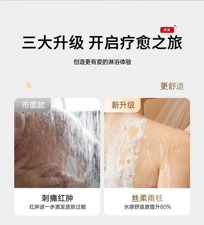 悅昀沐浴花灑恆溫套裝家用淋浴鋼琴氛圍按鍵數顯噴頭花灑套裝浴室