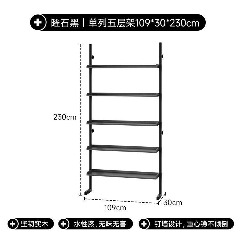 实木展示柜书架一体靠墙办公家用2024高端落地款文件柜分层置物架