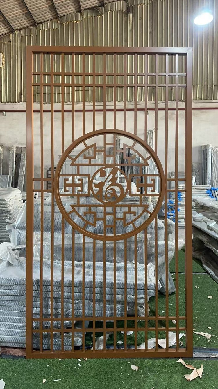 新中式實木屏風隔斷客廳入戶玄關進門遮擋座屏福字雕花福祿浮雕