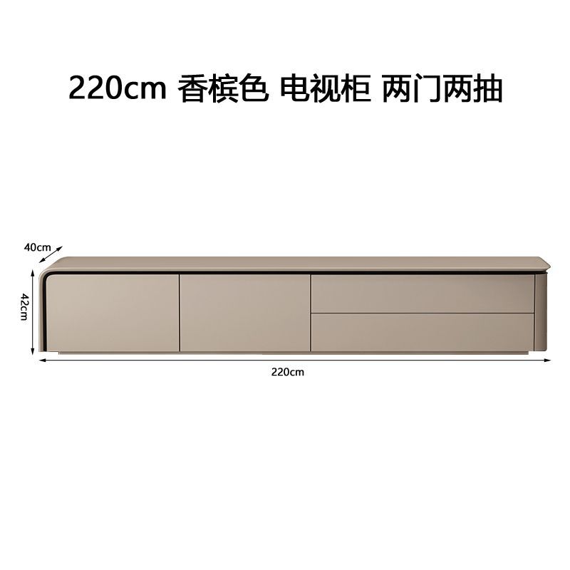 意式實木電視櫃茶几客廳落地式地櫃置物時尚多色可選可定製電視櫃