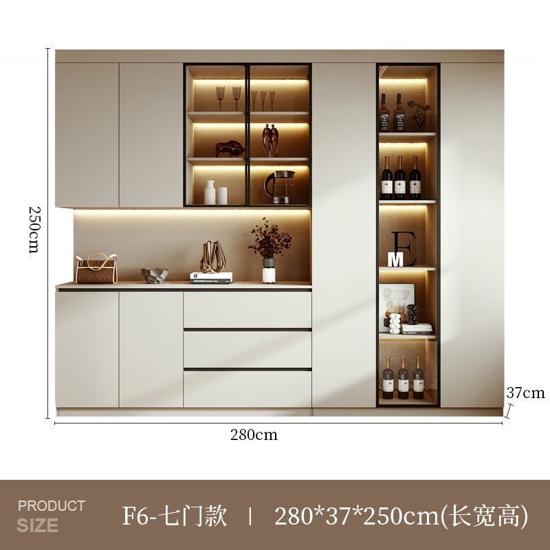 巧幫手輕奢入戶鞋櫃餐邊櫃一體靠牆簡約現代進門酒櫃玄關櫃客廳