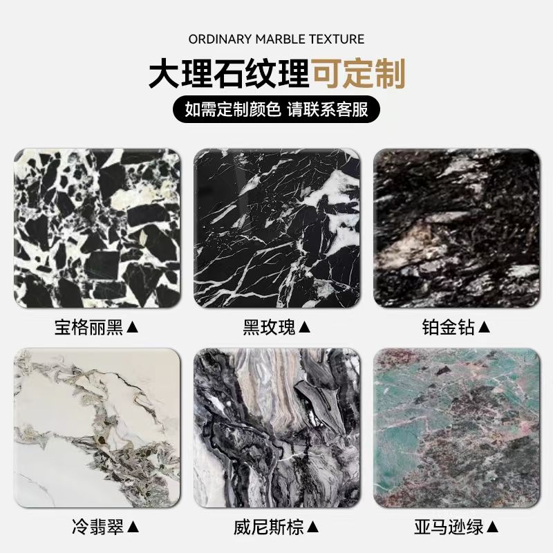 天然奢石高端大理石电视柜意式大理石地柜客厅晶石新款茶几电视柜
