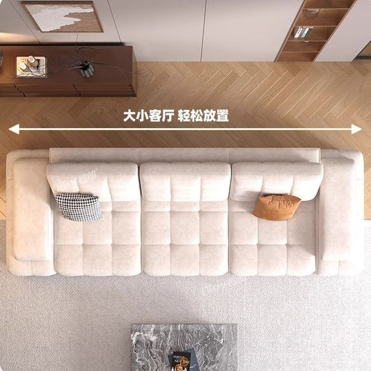 劳伦斯电动沙发床科技布小户型客厅功能沙发床猫抓布现代简约沙发