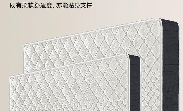 真空捲包壓縮牀墊2米x2米2.2m席夢思薄款獨立彈簧牀墊15/18cm厚1