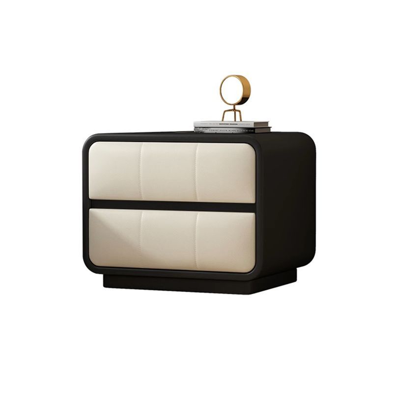 軟包牀頭櫃實木簡約牀邊櫃奶油風ins臥室儲藏櫃兒童房落地收納櫃