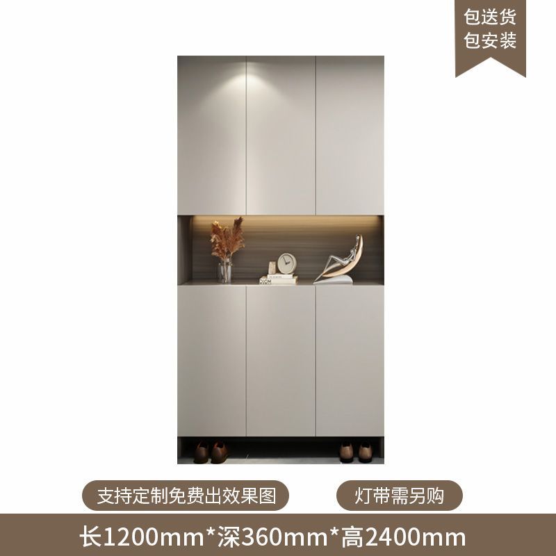 定製進門入戶鞋櫃家用門口一體坐凳靠牆大容量現代簡約玄關鞋櫃