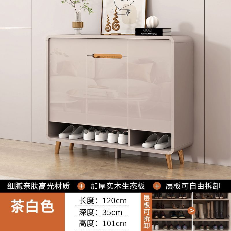 鞋櫃2025新款鞋櫃家用門口入戶收納大容量儲物櫃家用靠牆玄關鞋架