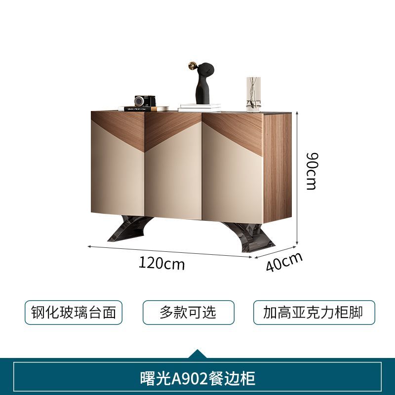 2025新款意式輕奢高級餐邊櫃客廳餐廳多功能儲物收納櫃酒店靠牆櫃
