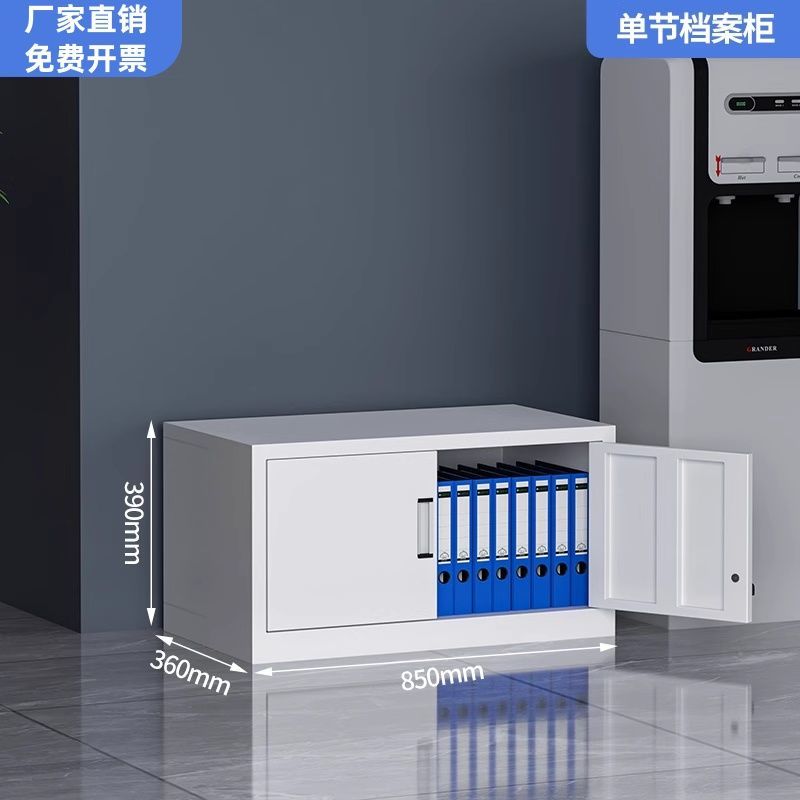 钢制文件柜铁皮柜子办公室资料柜凭证柜档案柜收纳书柜带锁储物柜