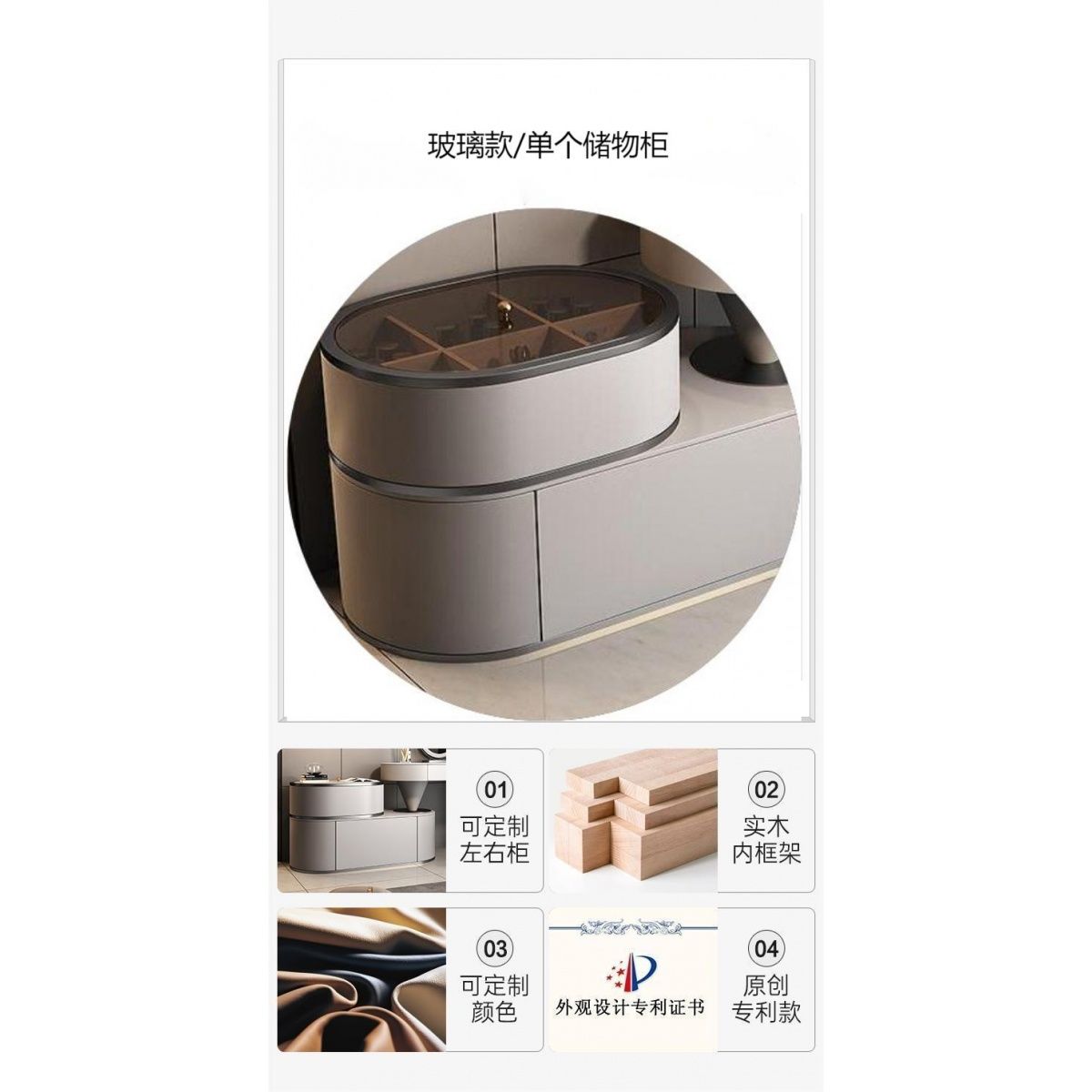 意式轻奢高级梳妆台卧室岩板现代简约收纳斗柜一体网红实木化妆桌