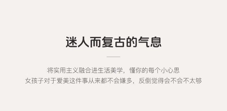 木昆實木梳妝檯鬥櫃一體臥室復古中古風小戶型2024新款翻蓋化妝桌