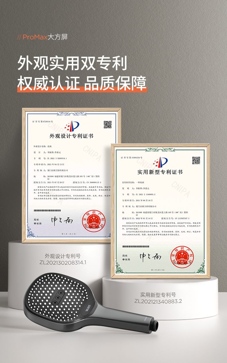 箭牌衛浴(ARROW) 手持花灑花灑噴頭高端淋浴噴頭淋浴花灑通用套裝