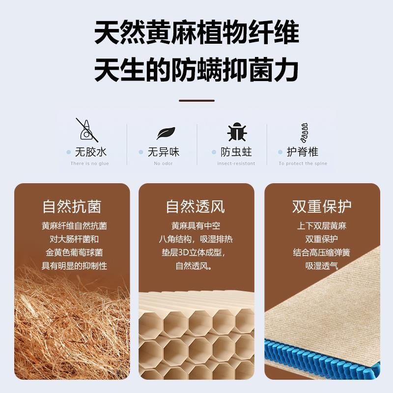 高彈捲包壓縮盒子牀墊記憶棉家用軟墊席夢思獨立袋彈簧可拆洗定製