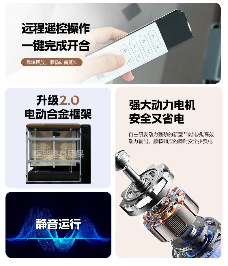 勞倫斯真皮電動功能沙發客廳三四人位可躺睡可調節伸縮新