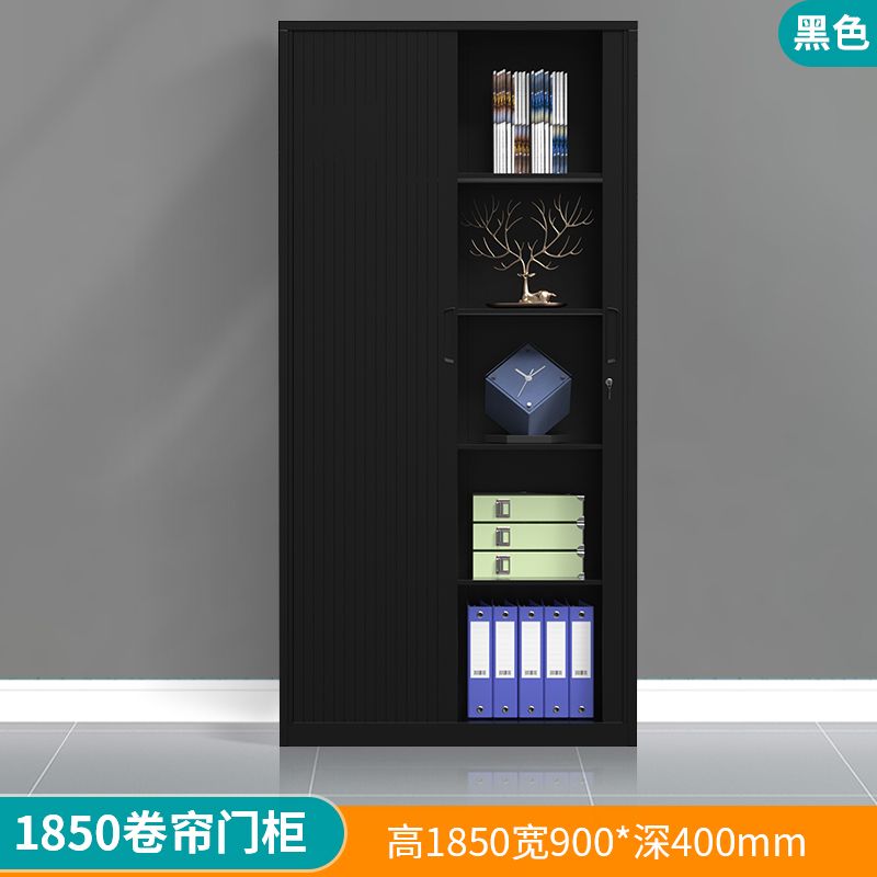 钢制简约现代带锁文件柜办公室带锁档案柜资料凭证柜储物柜阳台柜