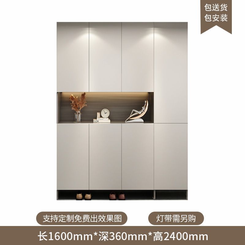 定製進門入戶鞋櫃家用門口一體坐凳靠牆大容量現代簡約玄關鞋櫃
