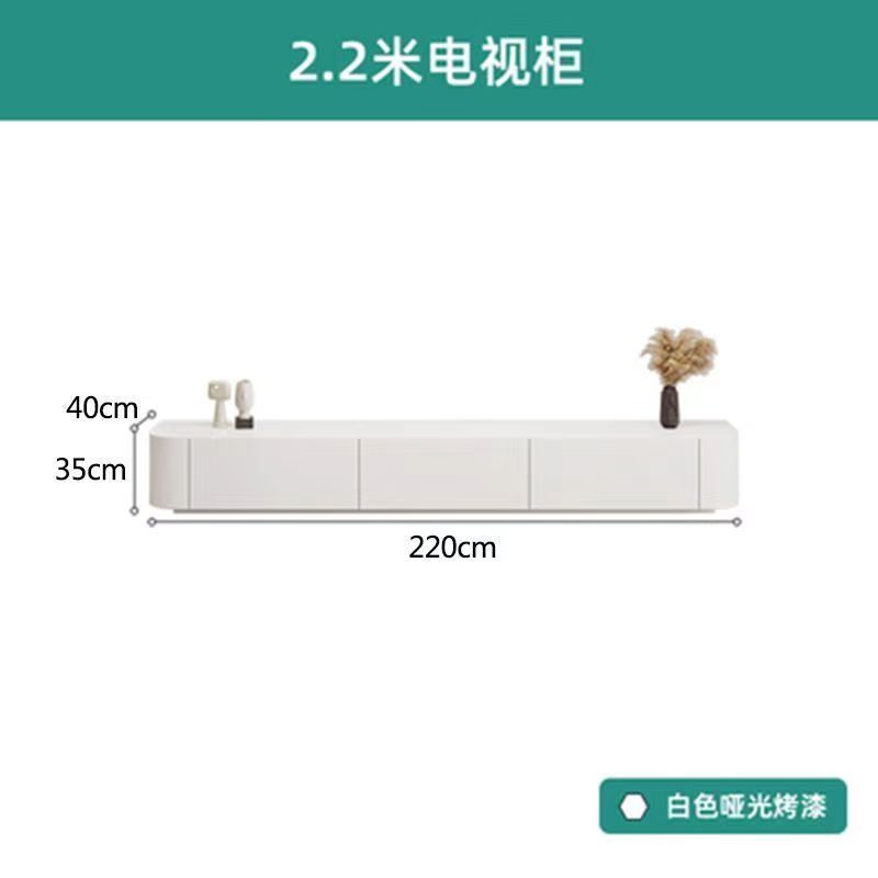 【可定製】北歐電視櫃茶几組合現代簡約客廳輕奢地櫃白色電視機櫃