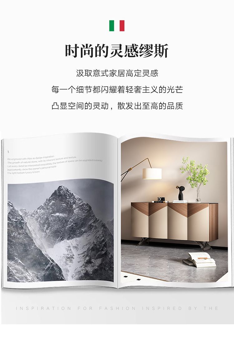2025新款意式輕奢高級餐邊櫃客廳餐廳多功能儲物收納櫃酒店靠牆櫃